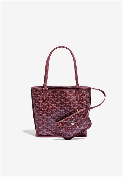 goyard mini tote anjou|goyard anjou mini tote bag.